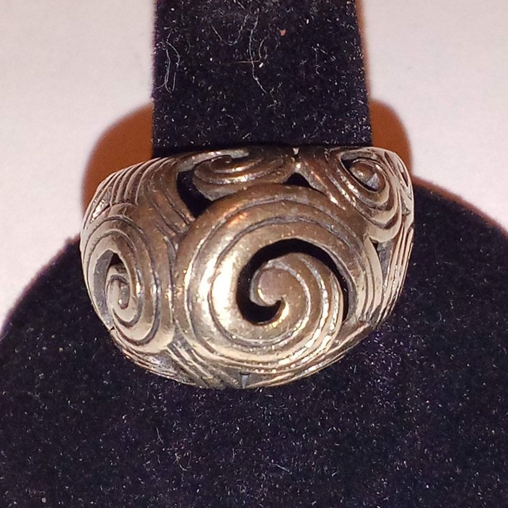 Dome Solid Sterling Silver Ring